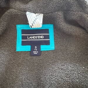 Lands' End Gray Fleece Jacket
